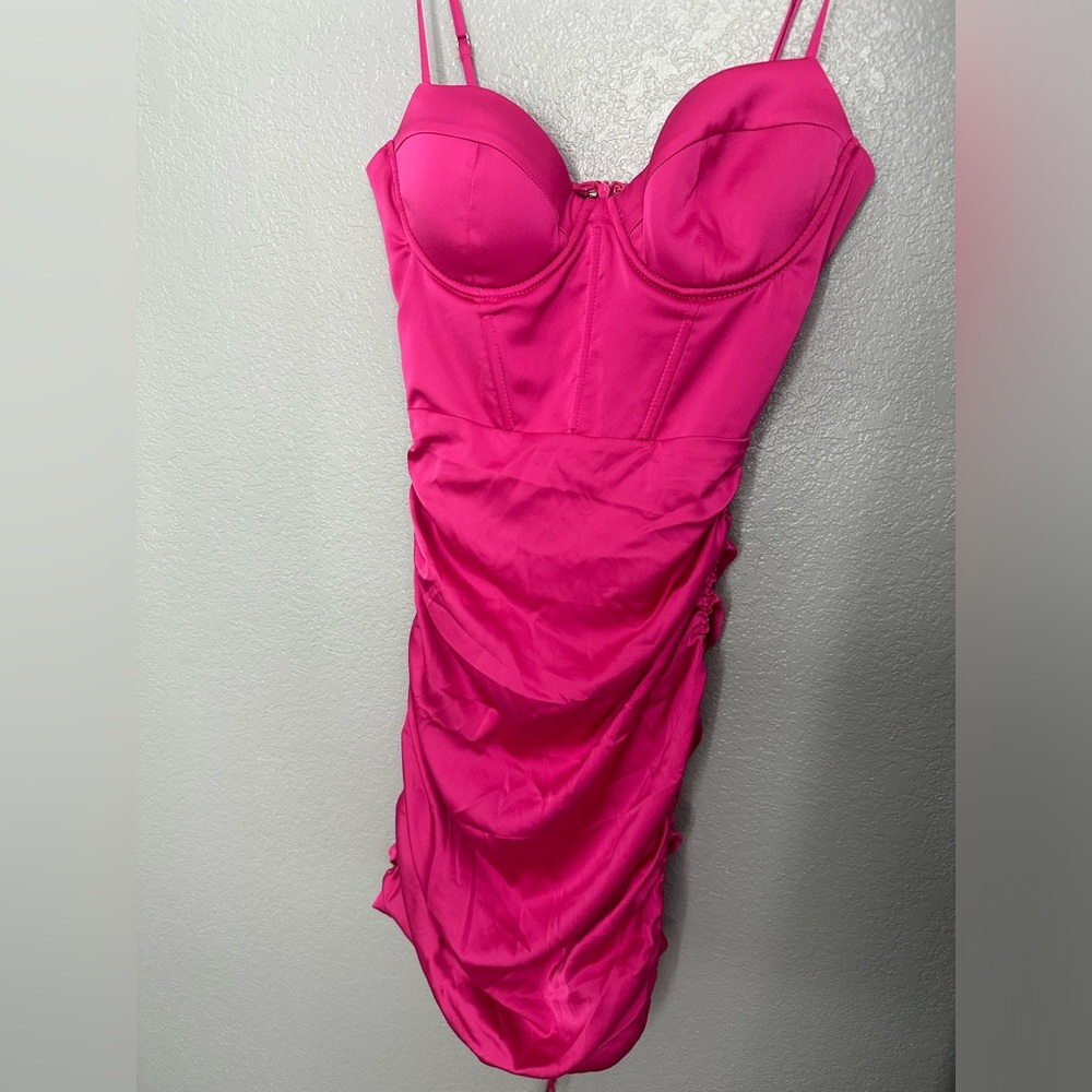 Oh Polly NWT Hot pink Body Con Dress from Oh Polly (US2 UK6)